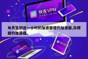 每天签到送一小时的加速器猎豹加速器,白嫖猎豹加速器。