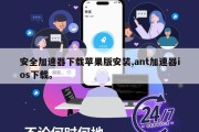 安全加速器下载苹果版安装,ant加速器ios下载。